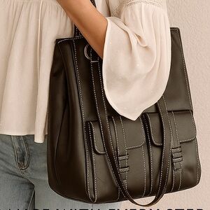 Givenchy | Black Leather Tote Bag
